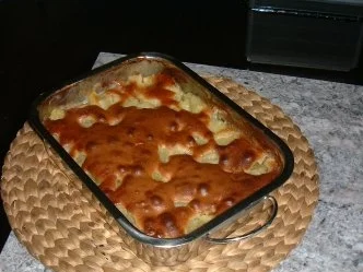 Rezept: Rhabarber Auflauf Bild Nr. 6 Rhabarber Auflauf - Rezept - Bild Nr. 6