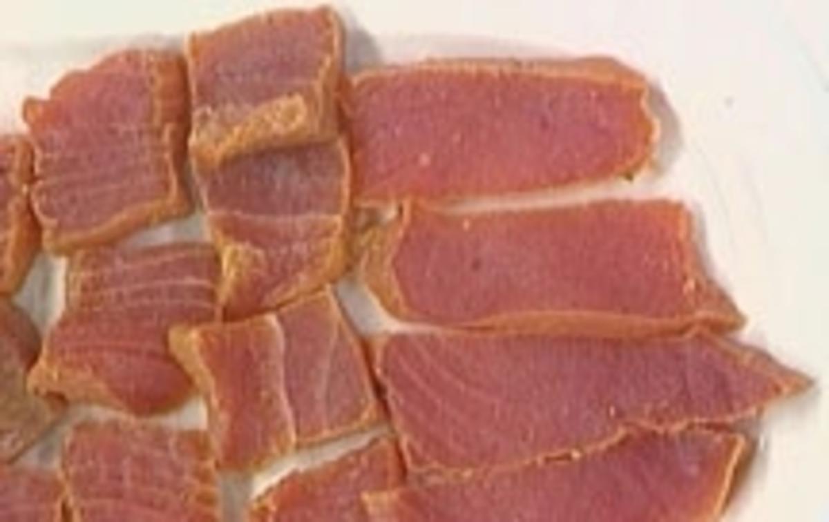 Tunfisch gebeizt in der Plastiktüte - Rezept