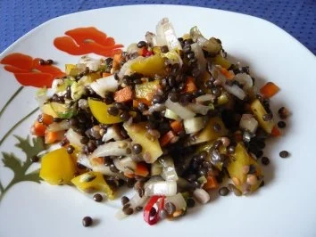 Rezept: Linsensalat indisch Bild Nr. 2 Linsensalat indisch - Rezept - Bild Nr. 2