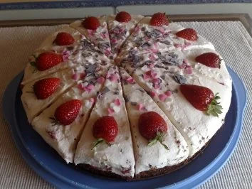 Erdbeerkuchen - Rezept