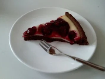 süßer Vanille-Kirsch-Kuchen - Rezept