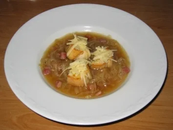 Zwiebelsuppe toskanische Art - Rezept
