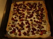 Pizza formaggio caprino - Rezept