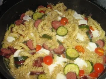 Rezept: Cabanossi-Zucchini-Girandole Bild Nr. 7 Cabanossi-Zucchini-Girandole - Rezept - Bild Nr. 7