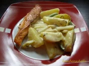 Spargel - Kartoffel - Ragout mit Lachs - Rezept