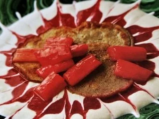 Blinis mit Rhabarber - Rezept - Bild Nr. 2
