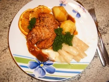 Rezept: Orangenschnitzel Orangenschnitzel - Rezept