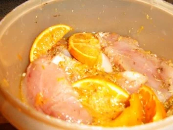 Rezept: Orangenschnitzel Bild Nr. 3 Orangenschnitzel - Rezept - Bild Nr. 3