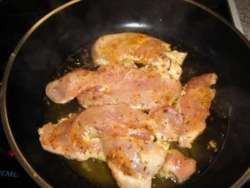 Rezept: Orangenschnitzel Bild Nr. 5 Orangenschnitzel - Rezept - Bild Nr. 5