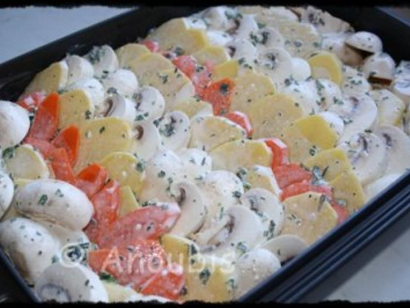 Gemüsebeilage Gemüsegratin - schnell &amp; einfach - von Anoubis