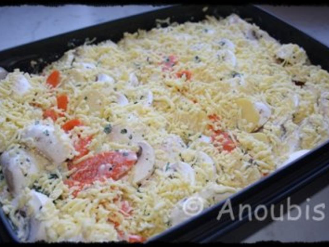 Gemüsebeilage Gemüsegratin - schnell &amp; einfach - von Anoubis