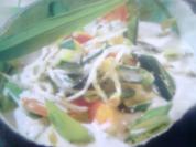 Gemüse in Kokos-Bärlauch-Soße - Rezept