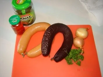 Rezept: Salate : Schwarz-/Fleischwurstsalat Bild Nr. 2 Salate : Schwarz-/Fleischwurstsalat - Rezept - Bild Nr. 2