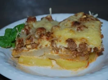 Rezept: Hack-Kohlrabi-Auflauf Hack-Kohlrabi-Auflauf - Rezept