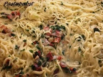 Bärlauch-Carbonara - Rezept