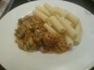 Hackbällchen mit Pilz-Sahne-Sauce - Rezept