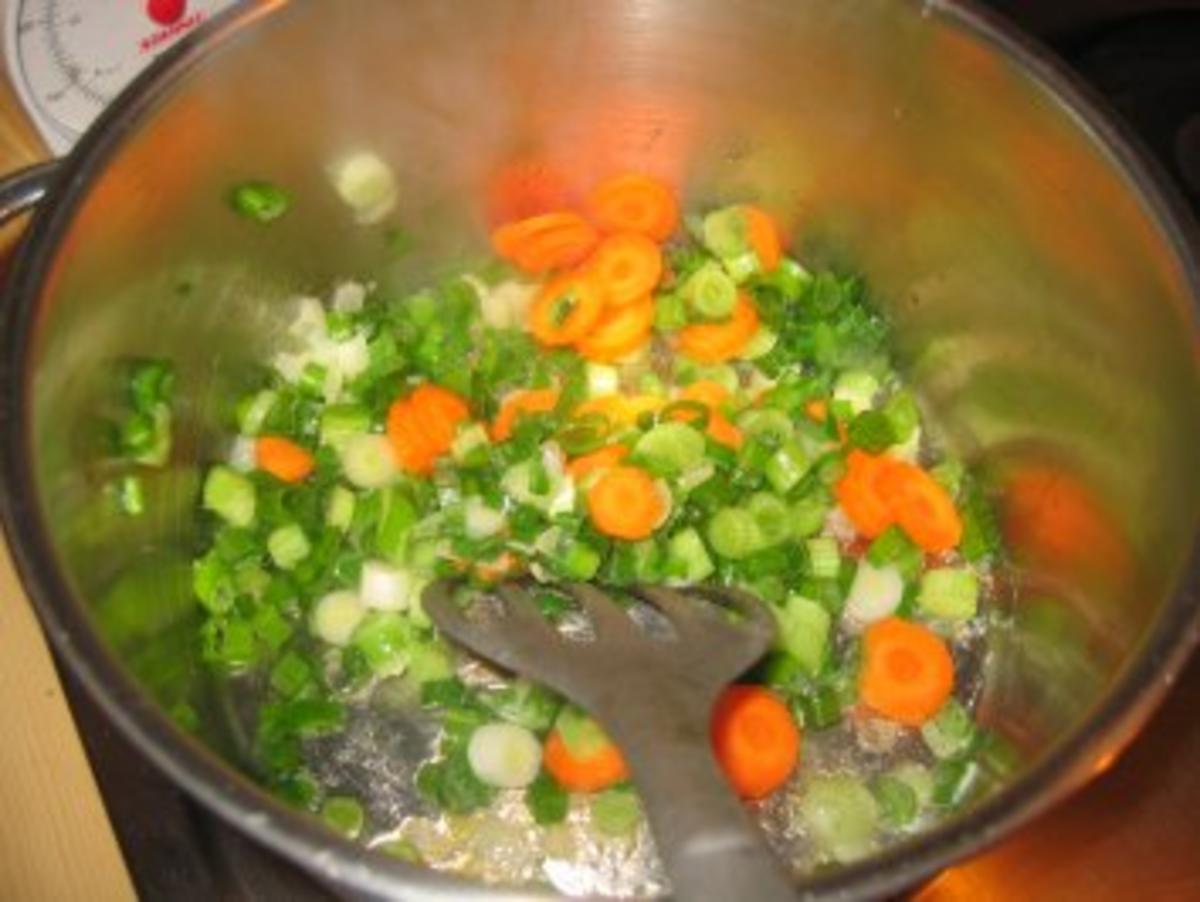 Suppe: Frühlingszwiebel - Graupensüppchen - Rezept - Bild Nr. 3