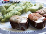 Filet mit Gorgonzolakruste und Bärlauchgnocchis - Rezept