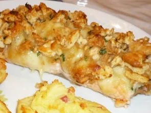 Lachs mit Knusperhaube - Rezept