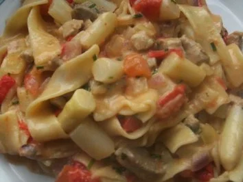 Nudel-Pfännchen in - Rezept