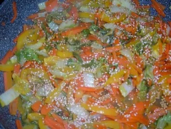 Fisch......Chinakohl-Pfanne - Rezept - Bild Nr. 5