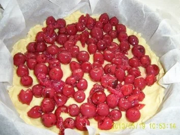 Krümeltorte mit Kirschen - Rezept - Bild Nr. 2