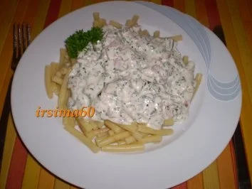 Makkaroni mit Kräuter - Frischkäse - Soße - Rezept - Bild Nr. 2