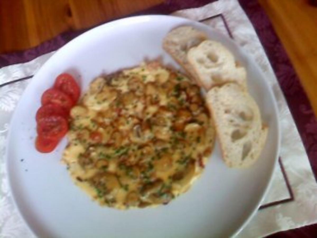 Champignon-Omelette - Rezept