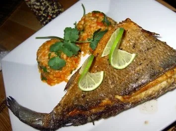 Dorade an Gemüseweizen - Rezept