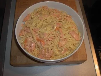 Rezept: Lachs - Sahne - Sauce Lachs - Sahne - Sauce - Rezept