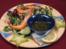 Gemischter Salat mit Scampi - Rezept