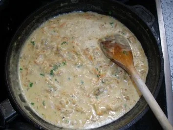 Pasta - Spagetti mit Hühnchenragout - Rezept - Bild Nr. 2