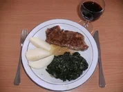 Rezept: Beilage: Blattspinat mit Bärlauch Beilage: Blattspinat mit Bärlauch - Rezept