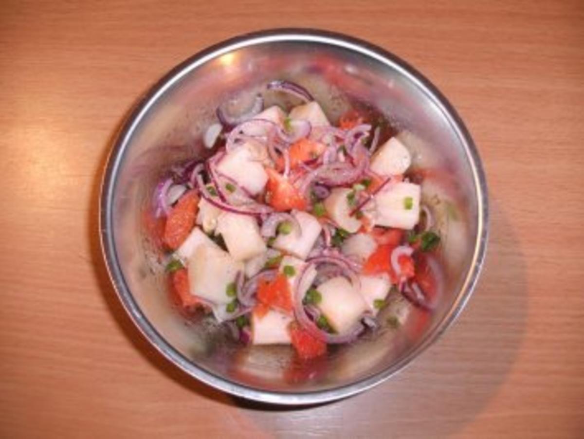 Salat: Spargelsalat mit Louisiana Flußkrebsen. - Rezept - Bild Nr. 2