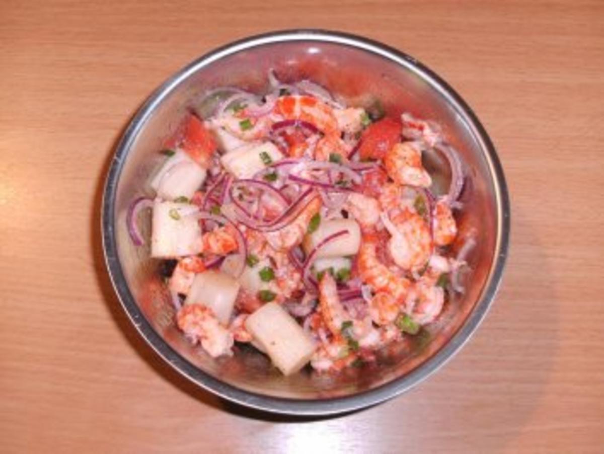 Salat: Spargelsalat mit Louisiana Flußkrebsen. - Rezept - Bild Nr. 3