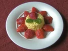 Bayerische Creme mit beschwipsten Erdbeeren - Rezept