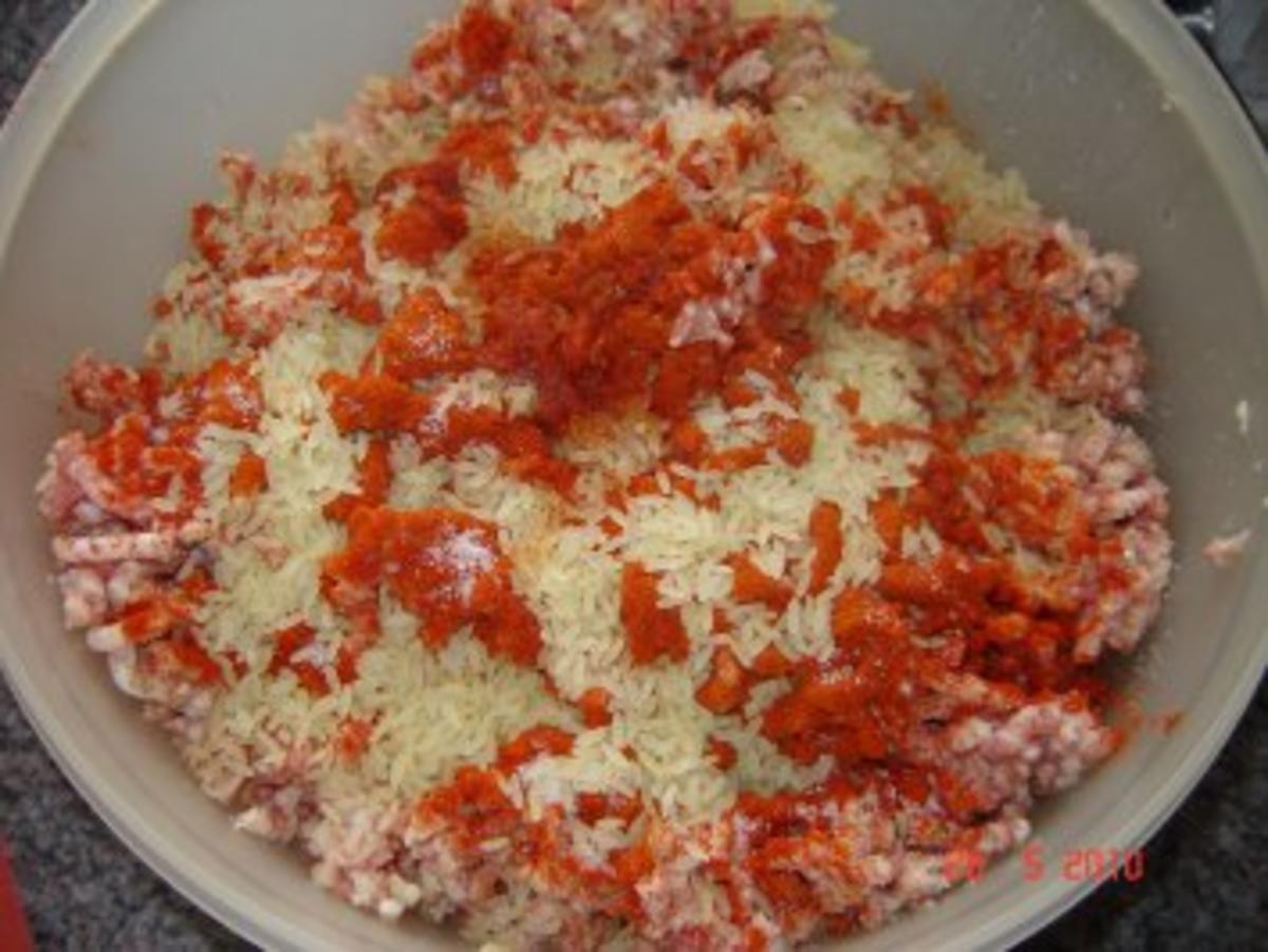 Fleisch : gefüllte Paprika - Rezept - Bild Nr. 7