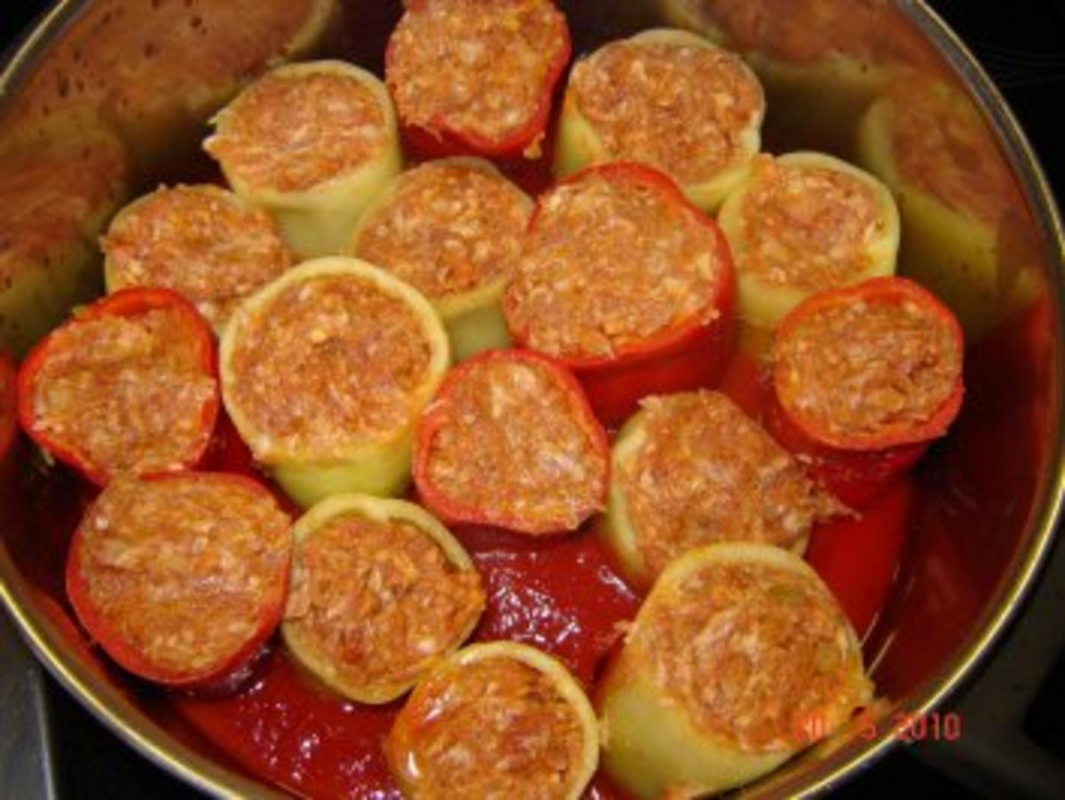 Fleisch : gefüllte Paprika - Rezept - Bild Nr. 8