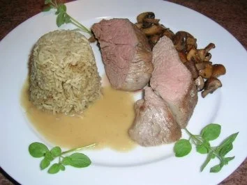 Rezept: Kalbsfilet mit "einfachen" Beilagen Bild Nr. 2 Kalbsfilet mit "einfachen" Beilagen - Rezept - Bild Nr. 2