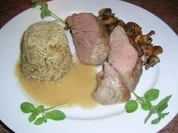 Kalbsfilet mit "einfachen" Beilagen - Rezept