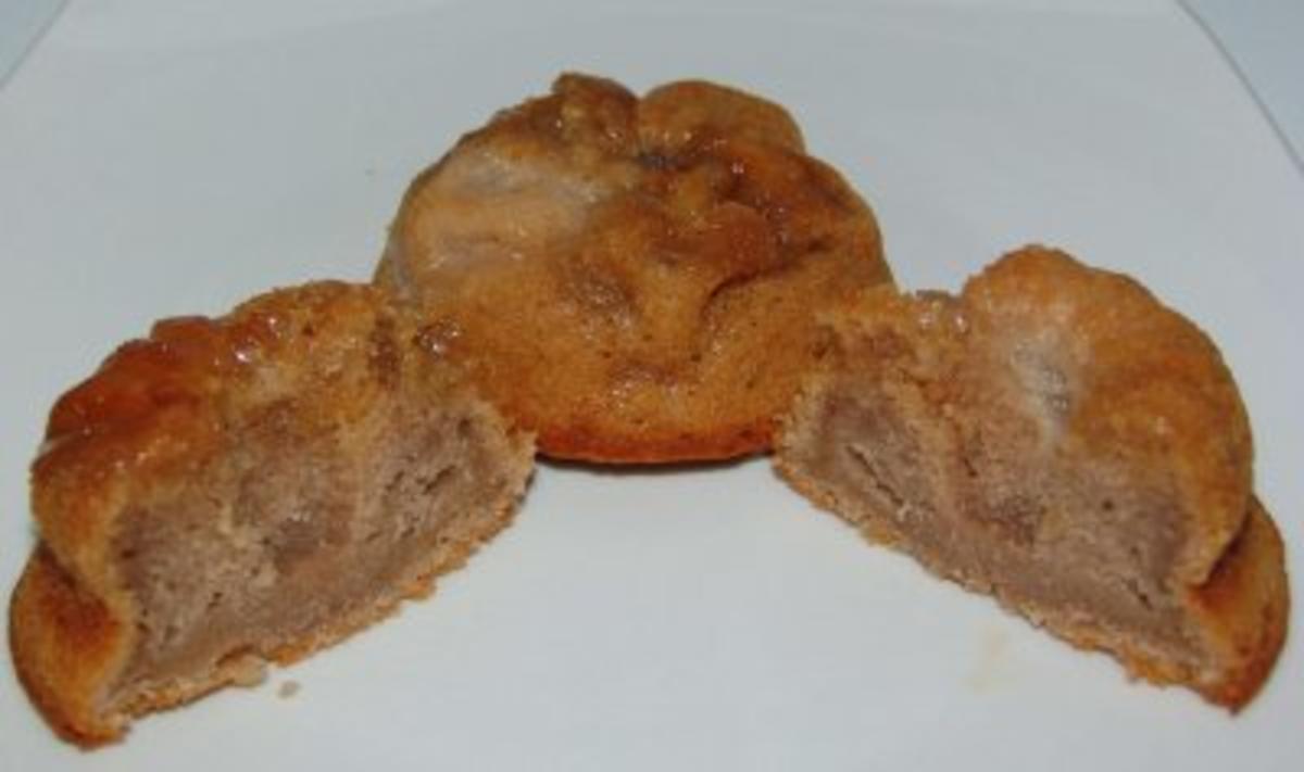 Schoko-Birne -Toffee  Muffin - Rezept