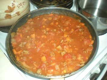 Nudeln: Nudeln mit Bolognaise-Soße - Rezept - Bild Nr. 2