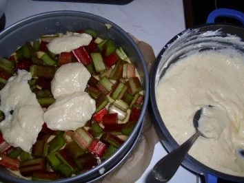 Kuchen/Torte...Rhabarberkuchen - Rezept - Bild Nr. 6