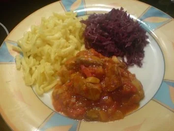Paprika-Pilz-Gulasch - Rezept
