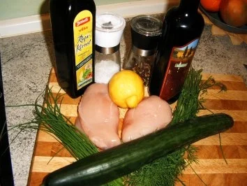 Hähnchensalat mit grüner Gurke - Rezept - Bild Nr. 2