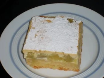 Rhabarberkuchen nach "Art des Hauses" - Rezept
