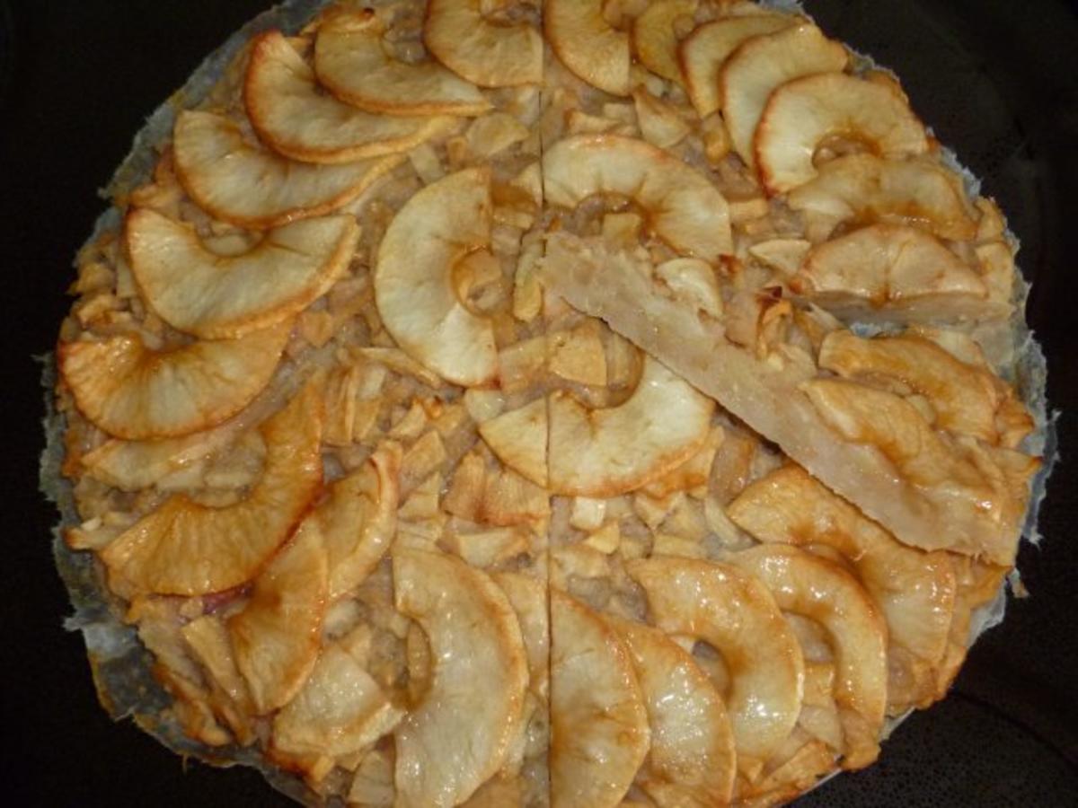 Apfelkuchen ohne Boden - Rezept