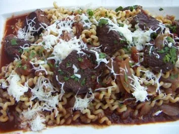 Rezept: Makkaroni mit Kalbsragout Bild Nr. 2 Makkaroni mit Kalbsragout - Rezept - Bild Nr. 2