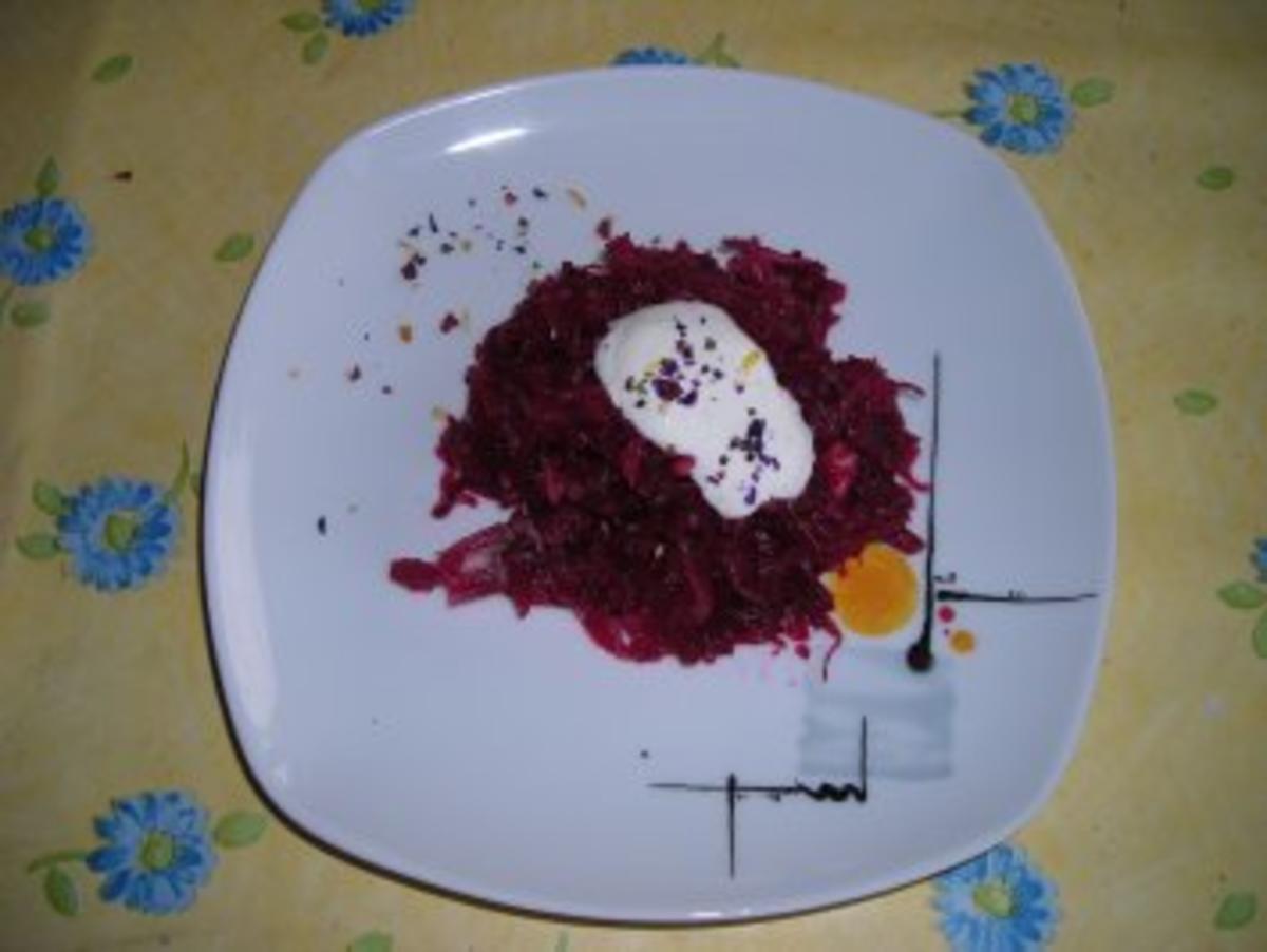 Sauerkrautsalat mit Rote Bete - Rezept