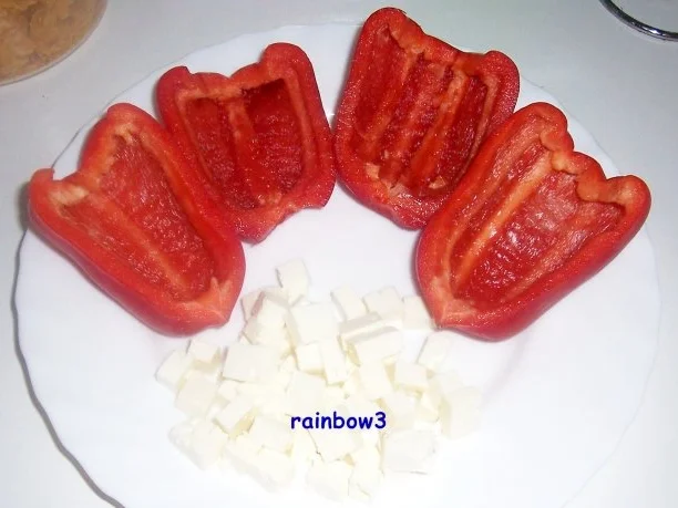 Rezept: Kochen: Gefülle Paprika mit Schafskäse ... Bild Nr. 3 Kochen: Gefülle Paprika mit Schafskäse ... - Rezept - Bild Nr. 3